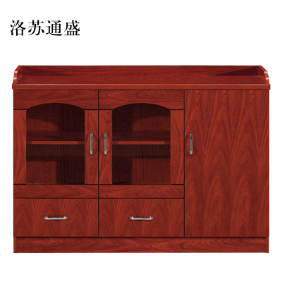 洛苏通盛胡桃色餐边柜简约茶水柜三门1200*400*860常规款