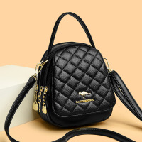 包包女包新款2026斜挎包女时尚菱格绣线手机包女单肩包女