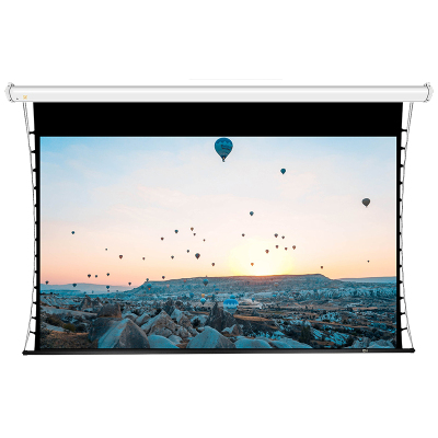 JK经科HB-300s 126寸16:9电动遥控拉绳金属幕投影机投影仪幕布