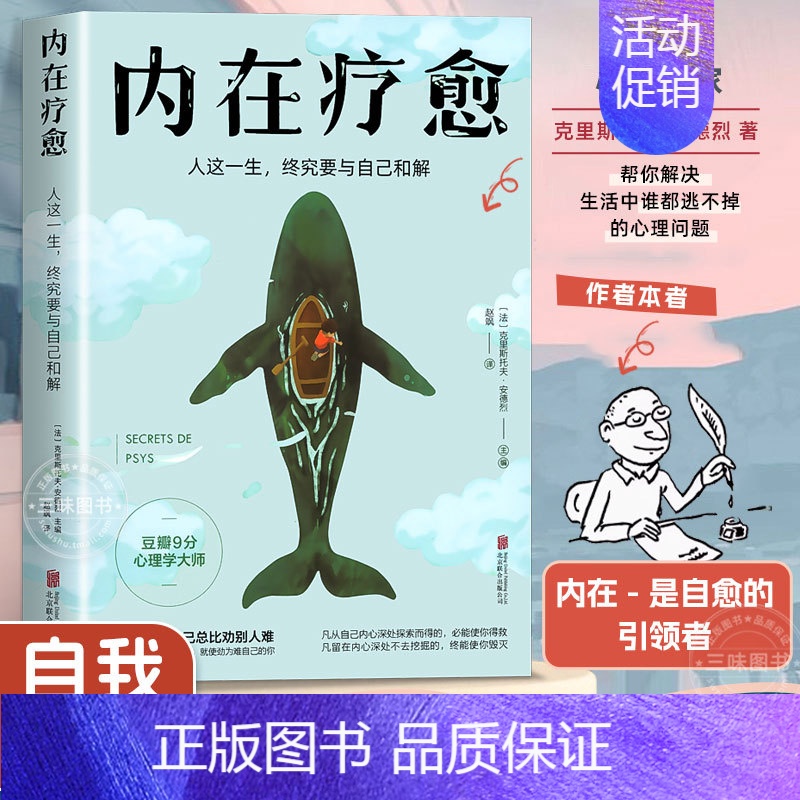 内在疗愈 [正版]内在疗愈 豆瓣9分心理学家 停止精神内耗如何停止胡思乱想 情绪管理迷茫焦虑疏导自救 自我治愈心理学书书