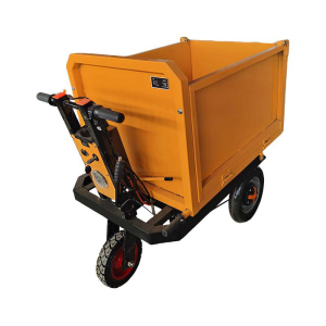 围达 电动灰斗车 黄色三开门 台