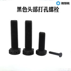 湘恒锐 六角头带孔螺栓 GB31.1 M20×75mm 个
