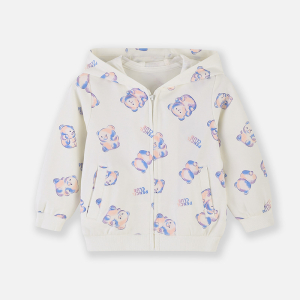 [1件3折]铅笔俱乐部2025年春装新款女小童外套儿童针织带衫上衣宝宝拉链衫