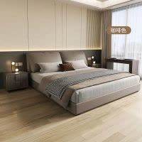 大象耳朵真皮床现代简约主卧室双人床轻奢软包储物床小户型大婚床