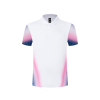 中健时尚设计新款撞色翻领短袖男女款运动休闲透气舒适干爽2025夏季拼色POLO衫2430324304