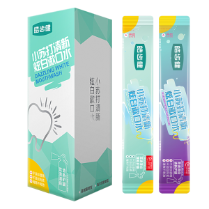 皓齿健 12ml*20条 小苏打清新漱口水 (计价单位:支) 蓝色