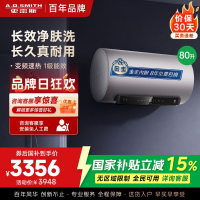 AO史密斯电热水器80升 国家补贴 80吨长效净水洗 免清洗 3kW变频速热 金圭特护 E80ED6