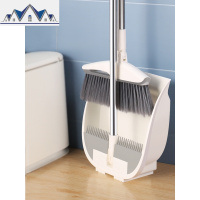 折叠扫把簸箕组合套装捎把家用网红扫地扫帚刮齿笤帚不沾头发 三维工匠