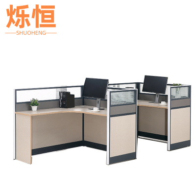 烁恒 屏风工位 F型2人位左 套