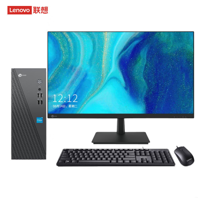 联想(Lenovo)来酷Lecoo 酷310 台式电脑整机(酷睿i5-14500HX 16G 1TB固态硬盘 WIFI Win11) 23.8英寸显示器 商用办公家用学习