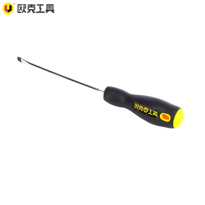 欧克 螺丝刀工业级耐油柄旋具带磁起子 一字6×150mmOK-8735/把
