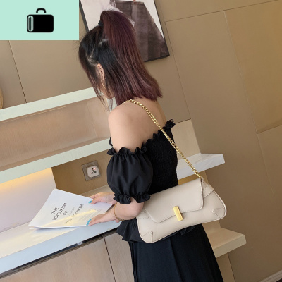 小众洋气复古中古包流行腋下包法棍包2020新款女链条斜挎单肩小包NEW LAKE女士单肩包