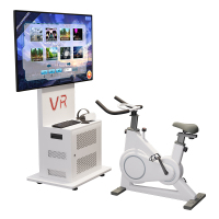 伍贰伍 WEW-VRDC VR动感单车vr心理健康教育主题虚拟现实自行车体感游戏一体机