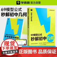 69模型公式秒解初中几何 数学几何模型与解题通法初中秒解初中几何数学能力提升专项训练69个模型公式数学一本通电子工业出版