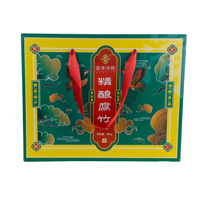 蕴康祥缘赣南特产阳埠腐竹礼盒600g/盒 手工自然晒干豆香味十足1盒