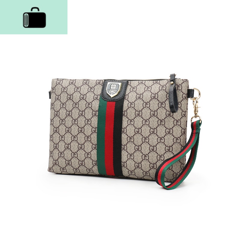 手拿包女简约印花ulzzang小包包潮2020新款手机包百搭单肩斜挎包NEW LAKE 图片色女手包