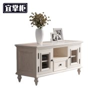 宜掌柜 实木电视柜 两门一抽 个