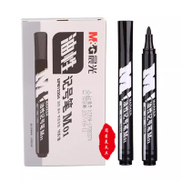 晨光APMY2204粗头黑色物流笔油性记号笔10支/盒 单位:盒