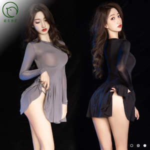 情趣内衣欲之诱惑性感紧身长袖纯**神情趣内衣女