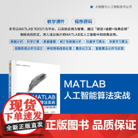 正版新书 MATLAB人工智能算法实战 丁伟雄 清华大学出版社 Matlab软件 人工智能 算法理论