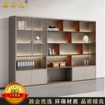 鑫金虎 文件柜木质资料档案书柜落地储物柜2800*400*2000mm