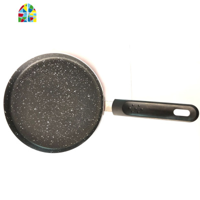 不粘锅平底锅8寸班戟锅千层锅蛋糕披萨煎锅可丽饼锅电磁炉 FENGHOU 24cm红色8寸麦饭石