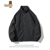 YANXU基础工装外套男款潮流宽松大码休闲冲锋衣潮牌痞帅飞行员夹克