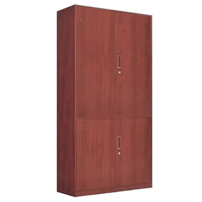 木纹转印柜上下铁门资料柜 [材质:0.9mm厚冷轧钢板]2000*900*400mm/台