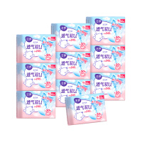 洁婷全日用卫生巾组合装双U锁流绵柔透气大姨妈巾100片 [日10片*10包]