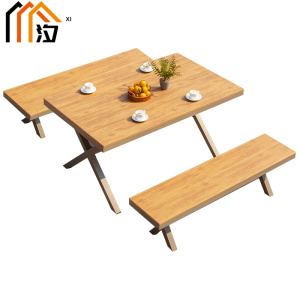 汐户外桌椅1.5米桌+2椅套