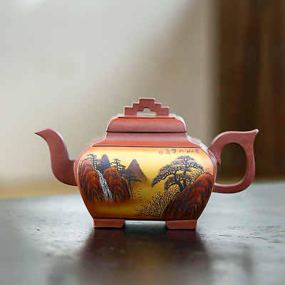 MULTIPOTENT宜兴紫砂壶原矿茶壶国家工艺美术师陈浩步步高升320ml