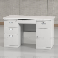 洛泰远 钢制办公桌职员桌员工桌学生写字台1.4米B款