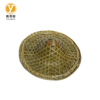 雅霖服 竹编斗笠帽 YLFYS10923 顶