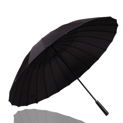 男女雨伞24骨长柄伞创意晴雨伞双人伞加大2-3人直柄伞