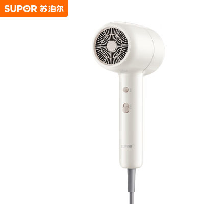 苏泊尔(SUPOR)吹风机家用吹头发负离子护发大功率宿舍学生速干电吹风新品 [米白色]HDL-F3