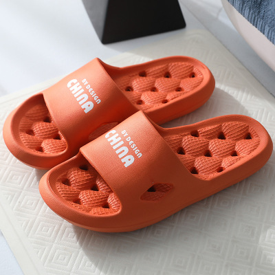 凡世界男士拖鞋新款夏季室内软底按摩居家拖鞋镂空漏水女士一字拖鞋