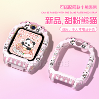 适用于华为手表gt5/gt4表带gt5Pro金属镶钻猫咪表链华为Watch4Pro腕带gt4/gt3女生Huawei f