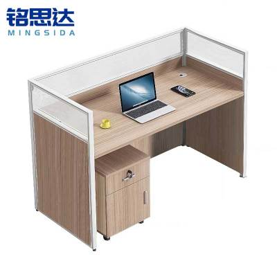 铭思达屏风工位单人位含柜100*80*120cm套