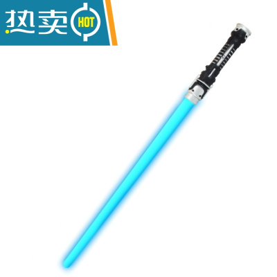 晚上会发光的玩具晚上可以闪亮夜晚激光剑荧光棒儿童男孩炫酷创意真智力单支蓝色重力感应音效-收藏加发光玩具