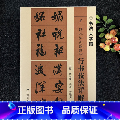[正版]王铎拟山园帖行 书技法详解大8开本书法初学者入门广西美术出版社