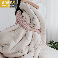 20%大豆秋冬被保暖 双人加厚棉被芯 单人夏被子棉春秋被冬季被 三维工匠