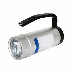 简鼎 JD6311C主灯:1x12W侧灯:2x6W DC22.2V LED IP68手提式探照灯(计价单位:个) 银色