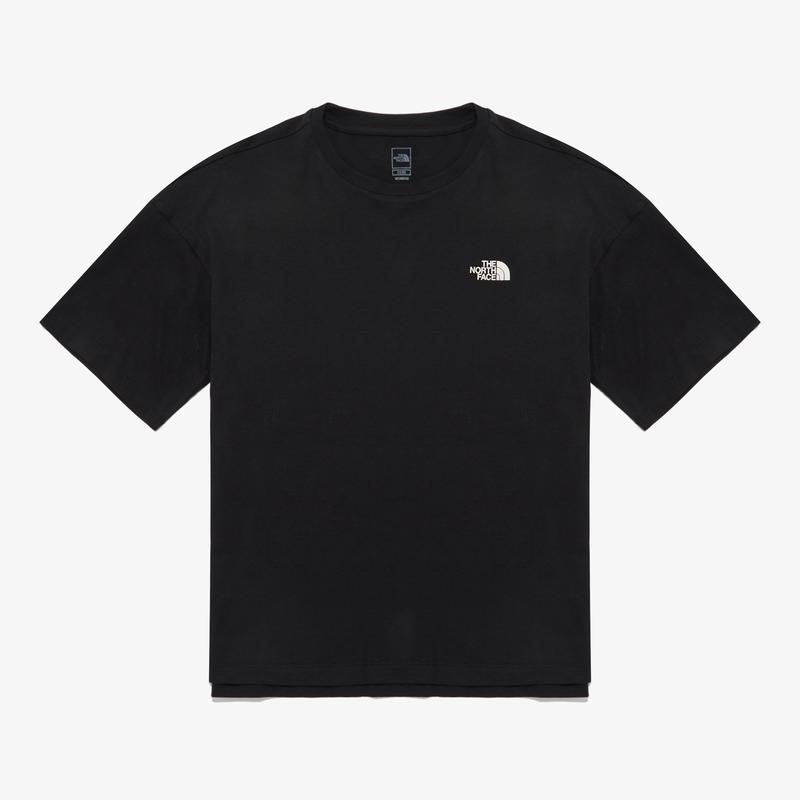 北面(The North Face)女运动T恤透气速干时尚休闲百搭女士短袖罩