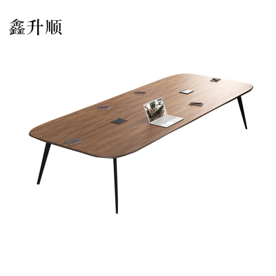 鑫升顺会议桌工作桌培训桌小型洽谈桌长4.2米宽1.38米[工厂现做 7天内发货]