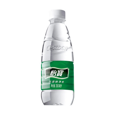 怡宝 纯净水 350ml*24瓶 整箱装 会议活动 饮用水