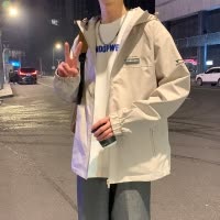 [2.5折价115元]唐狮 | 夹克外套男男士外套男式外套夏男士外套男连帽印花外套夹克