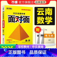 数学 云南省 [正版]2025云南数学面对面初三总复习全套资料七八九年级初三数学模拟题训练历年中真题卷辅导书资料万维教育