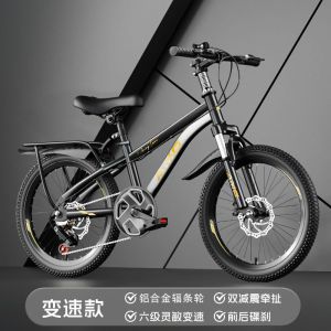儿童自行车男女孩单车小学生山地车自行车12-18岁单变速减震碟刹
