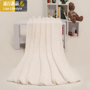 白色毛毯纯色法兰绒毯子珊瑚绒床单黑色空调被薄款拍照背景毯单人 三维工匠