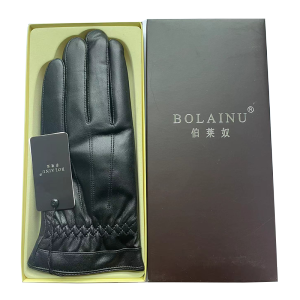 伯莱奴 男式山羊皮触屏手套B98 均码 双